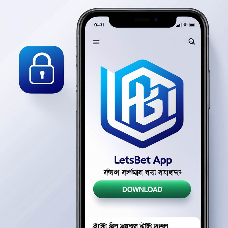 letsbet app Bangladesh download স্ক্রিন যেখানে install বাটন এবং নিরাপত্তা ব্যাজ দেখা যায় letsbet app