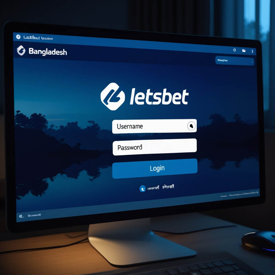letsbet login পেজে বাংলাদেশি ব্যবহারকারীর নিরাপদ সাইন ইন স্ক্রিন যেখানে two factor সক্রিয়